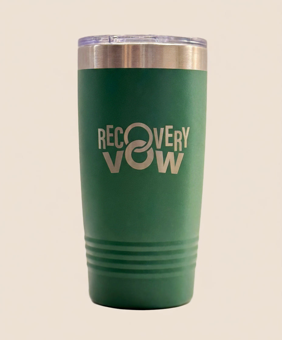 Teir 5 Donation - Recovery Vow Insulated Coffee Mug - Recovery Vow Coffee